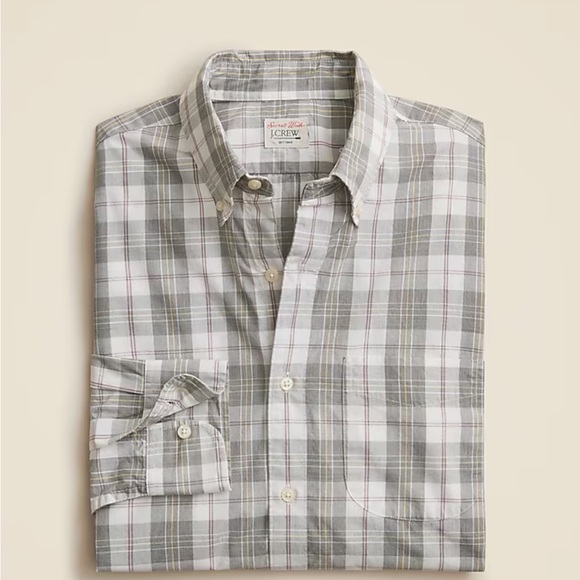 J. Crew Other - J. Crew Men's Gray Plaid Shirt